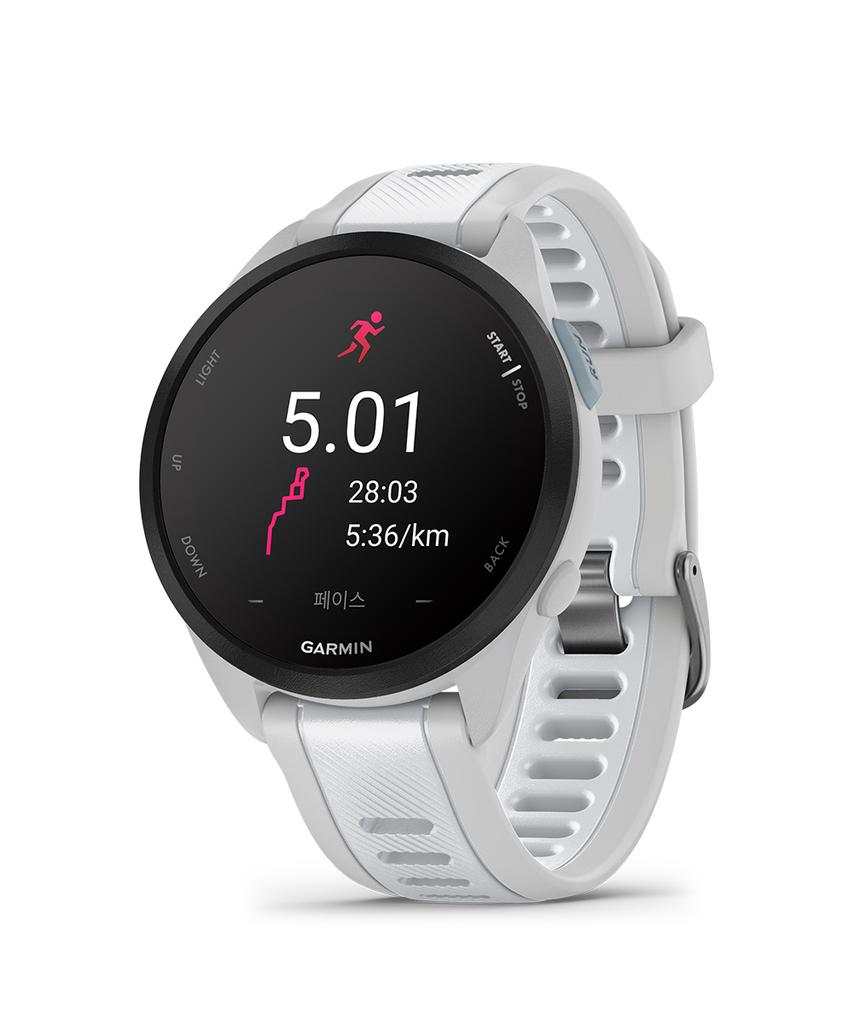 Gamin Forerunner 165 Mist Grey/White Stone