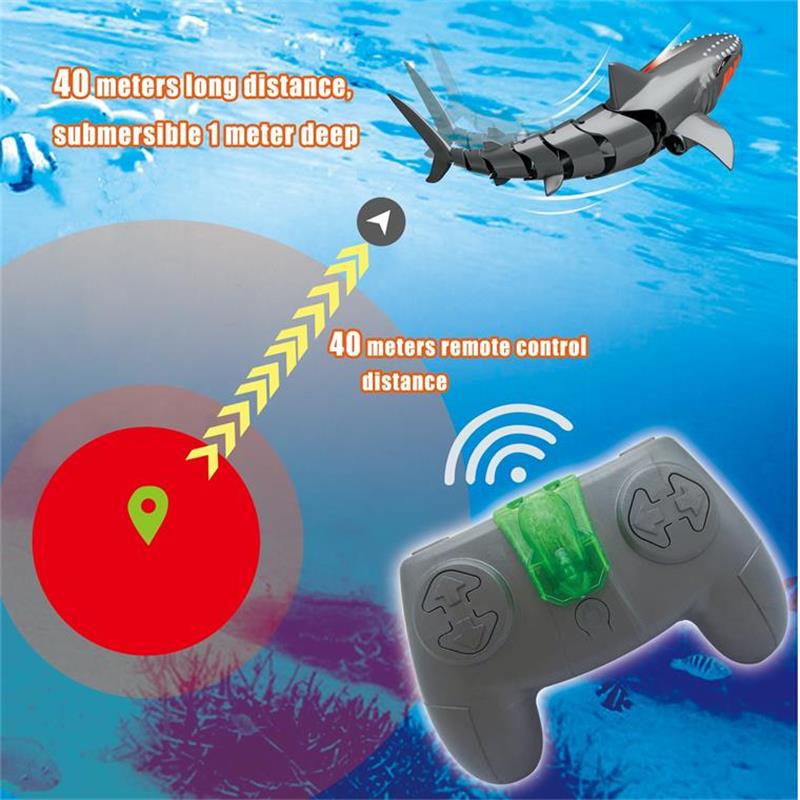 Bionic Shark Crocodile Spider Electric Fish Remote Control Toy