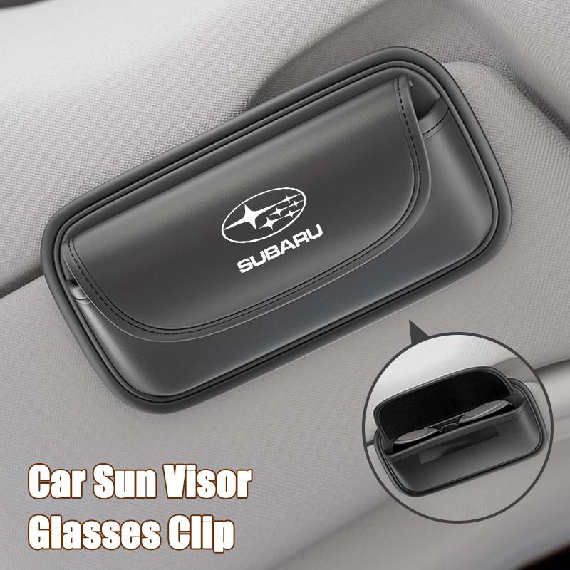Car Eyeglass Slip Case Holder Storage Bag For Subaru Forester XV Outback Legacy WRX Tribeca Levorg BRZ Crosstrek Exiga Ascent rij1