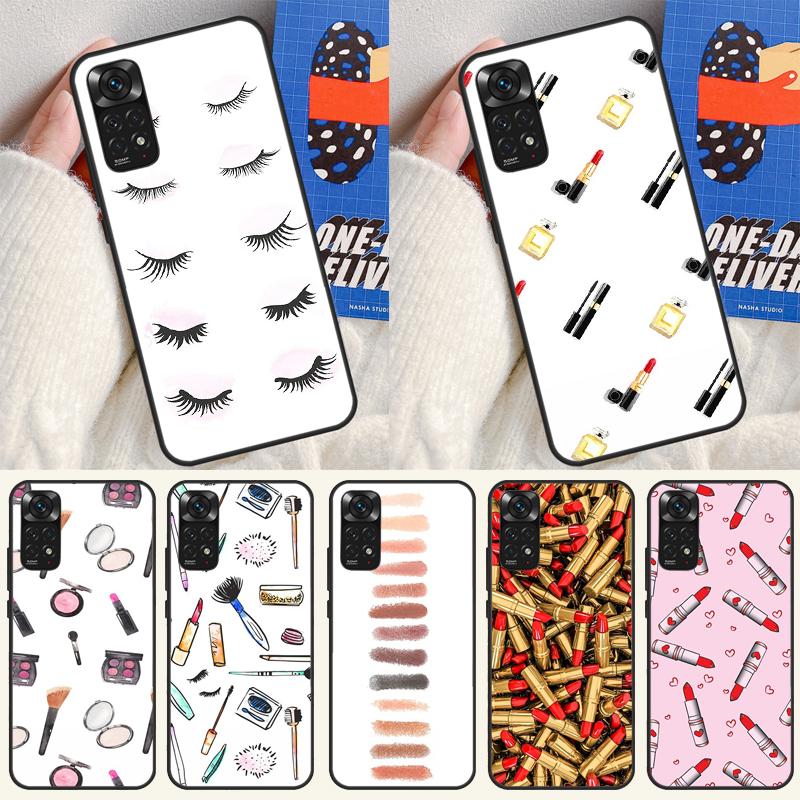 Чехол-косметичка для помады для Xiaomi Redmi Note 13 12 Pro 14 11 9 10 9S 10S 11S 12S Redmi 14C 13C 10C 12C