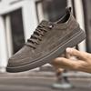 Мода Мужская Мода Повседневная Обувь Британский Стиль Мужская Обувь для Скейтборда Замшевая Кожа Деловая Формальная Обувь Коровья Кожа Мягкие Мужские Кроссовки