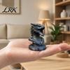 Прочная Фэнтези Скульптура Голова Дракона Фигурка, 3D Печатная Статуя, Мифическое Животное в Средневековом Стиле для Украшения Дома Офиса Стола, Подарок Коллекционерам