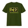 Dad Periodic Table Of Elements T Shirt vintage Washed Breathable Stylish graphic Soft streetwear homme Stretched