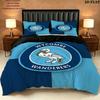 Wycombe Wanderers Fc Pattern Bedding uilt Set uilt Cover Pillowcase Home Decoration Birthday Gift (1 * duvet cover + 2 * pillowcase without core)