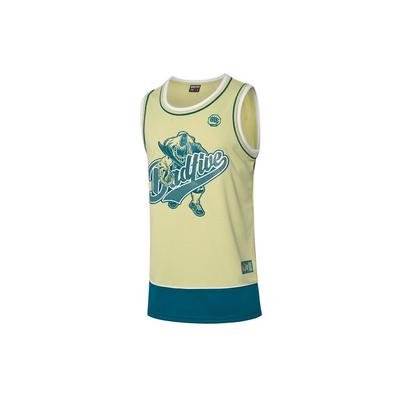 Мужской баскетбольный жилет Li Ning Badfive Series Loose Glazed-Green AAYQ367-1