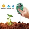 3 In 1 Soil PH Meter Sunlight PH Tester Garden Flowers Soil Moisture Sensor Meter Plants Acidity Humidity PH Monitor Detector