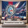 Custom Name Text Tapestry Chicago Cubs Personalized Polyester Wall Tapestry For Bedroom And Room