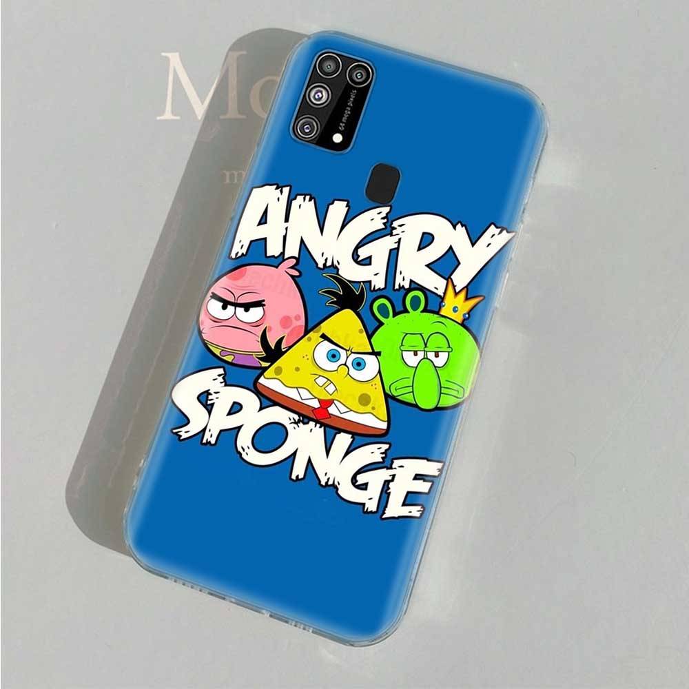 AS19 Spongebob Friend Прозрачный чехол для Samsung A04 A14 A23 A34 A54 M23 M33 M52 M53 Realme 10 9 C30S C35 C55 VIVO Y02 Y21 Y33S Y51 X80 V25 Чехол