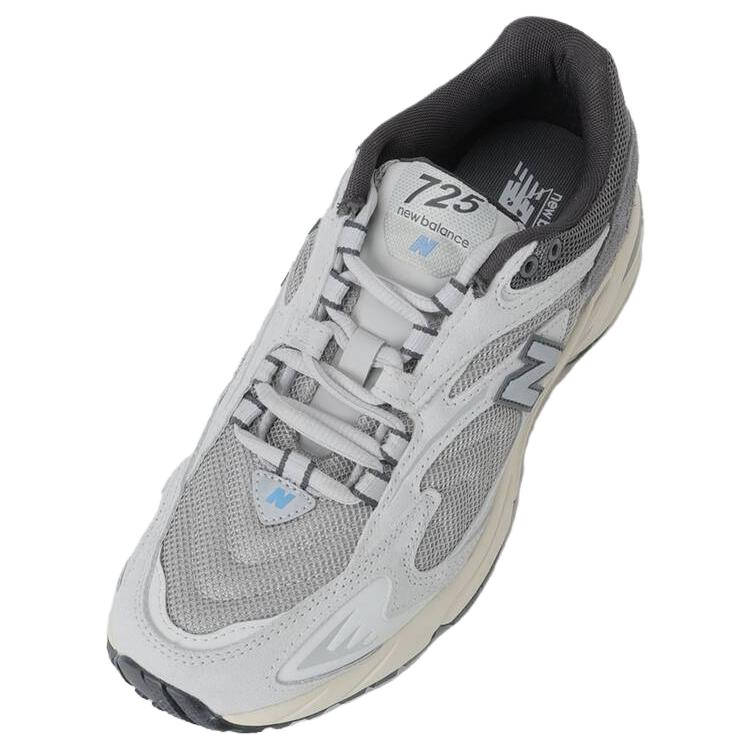 New Balance NB 725 Износостойкие низкие повседневные кроссовки для бега Женские серебристо-серые кроссовки ML725CK