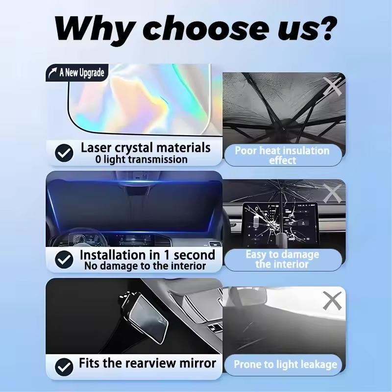 Ar Windshield Sunshade Cover for Maserati Ghibli Levante Quattroporte MC20 GranTurismo Front Window Sun Shade UV Protection