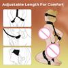 Adult Eye Blinder Neck Collar Handcuffs Leg Restraint Cuff Sex Toy Set Couple BDSM Restraint Bondage Gear Open Leg Erotic Game