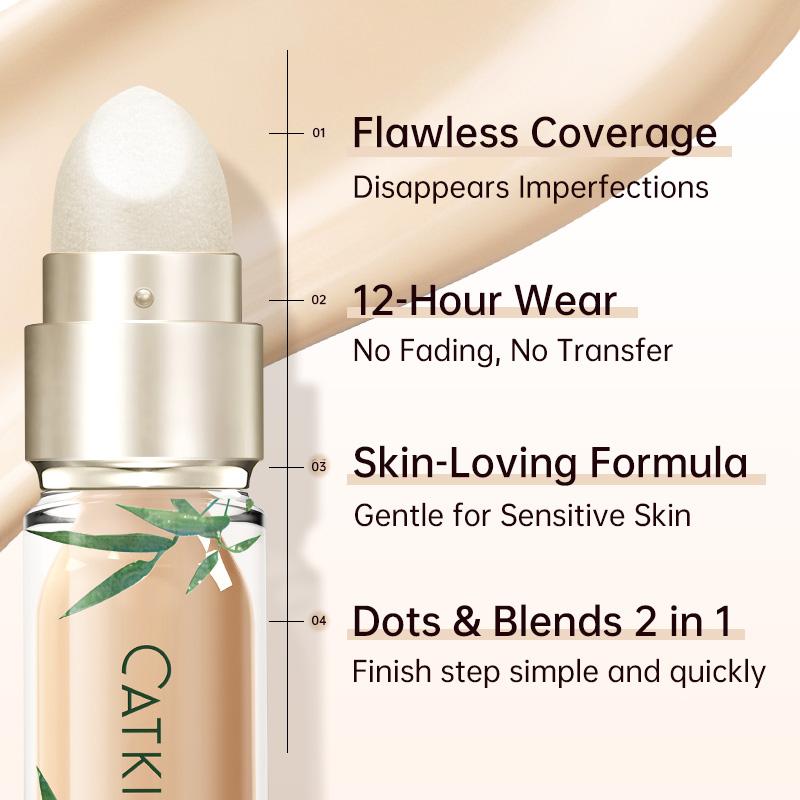 CATKIN Panda Double-ed Concealer Liquid Oil Control Concealer Cream Spots Dark Circles Skin Care