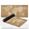 XXL Игровой коврик для мыши Винтажная старая карта мира Deskmat Нескользящая резина Морской корабль Арт Коврик для клавиатуры ПК Игровой Mausepad