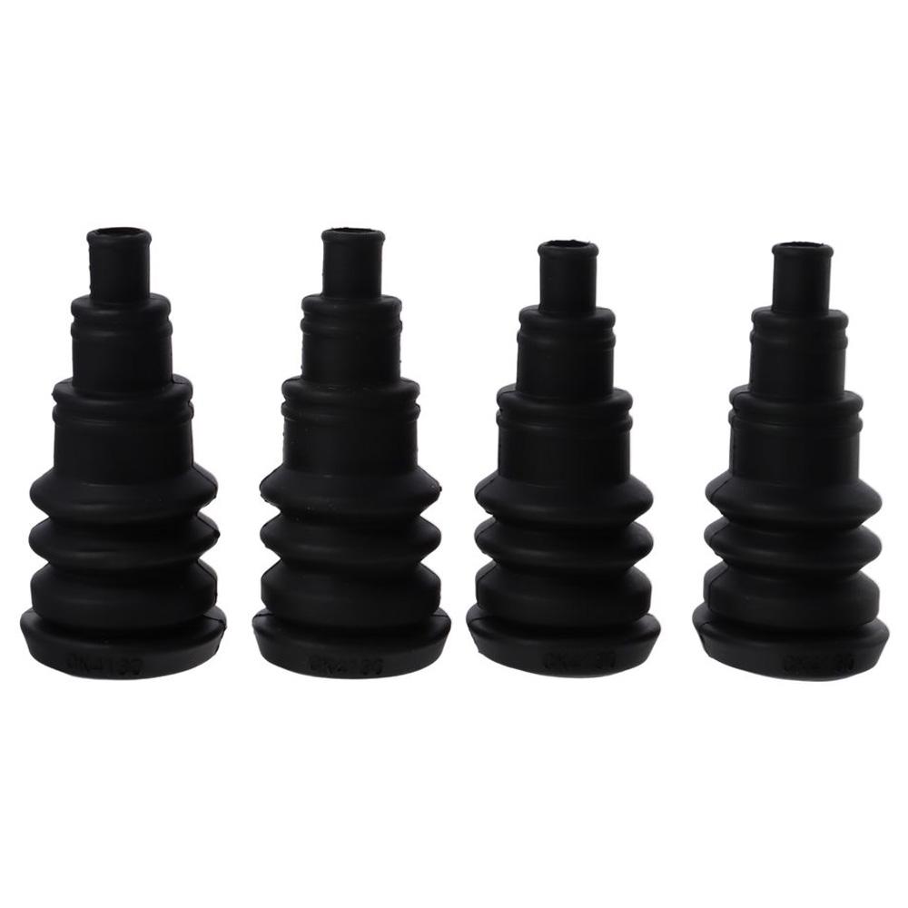 4Pcs Rubber Rubber Grommets Wire Bundle Boots Black Wires Coil 3/8 to 1 Inch Diameter Power lines