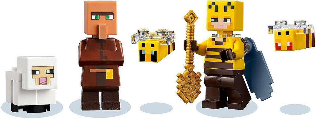 LEGO Minecraft Honeybee Apiary 21165 Игрушечный блок Видеоигра Животные Мальчики Девочки Возраст 8+