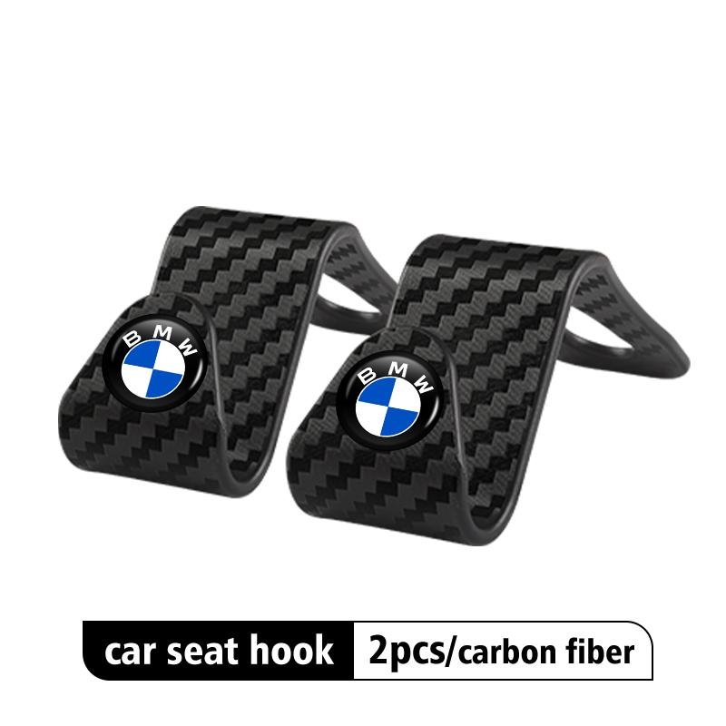 ADZW9 2/4pcs Car Rear Seat Hook Storage Hanger Organizer Accessories For BMW M Performance E36 E46 E60 E90 E91 E92 E93 F30 F20