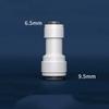 Подходит для трубки OD 1/4" 3/8" Угольник 90 градусов POM Быстроразъемный фитинг-соединитель Для аквариума Системы обратного осмоса Фильтра для воды RO