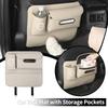 PU Leather Multifunctional Car Stickers Bag Half-Cover Anti-Kick Mat Pad For Volvo T6 S60 C70 XC40 V40 XC70 V70 S40 AWD V90 S90
