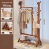MiLing Bamboo Floor-Standing Coat and Clothes Rack