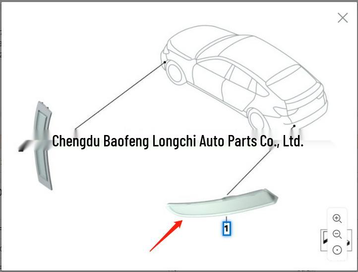 Задние катафоты бампера BMW 5 серии F07 (Номера деталей: 63147318557, 63147318558)