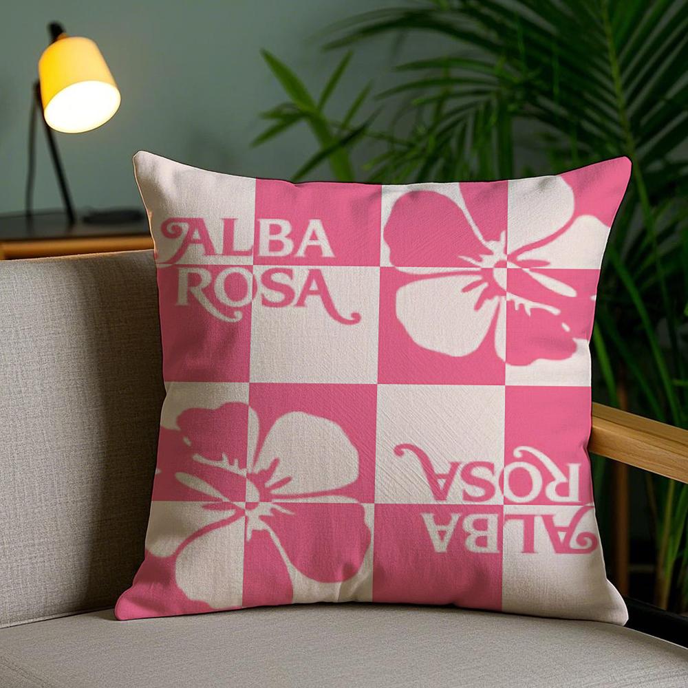 Модная A-Alba R-Rosa Чехол для подушки-кушона Плюшевая ткань Мягкий Двусторонний Печатный Невидимая молния Чехол для диванной подушки Домашний декор