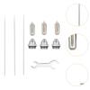 3 Pieces Airbrush Tip Spray Accessories 0.2/0.3/0.5mm Stable Home DIY Nozzle,