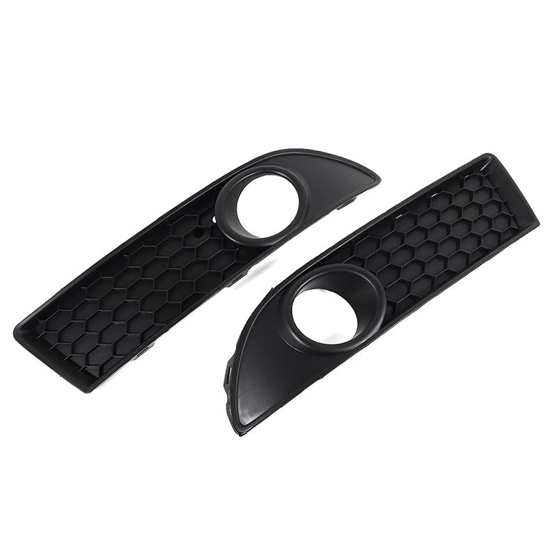 For VW Polo GTI 2006-2009 Car Left Right Front Lower Bumper Fog Light Grilles Center Grill Vent Grille Accessories 6Q0853666G