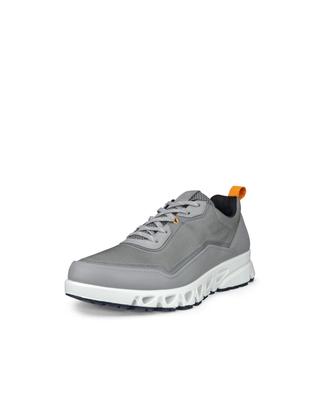 Мужские водонепроницаемые уличные кроссовки ECCO Multi-Vent из натуральной кожи с GORE-TEX 88028461188 WILD DOVE/WILD DOVE/FANTA Размер 26.5см-27.0см 3E