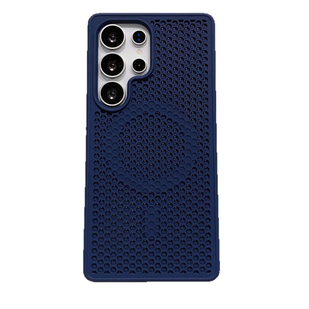Магнитный чехол для Samsung S26 Ultra: Сетчатая структура «пчелиные соты», Дышащий, Теплоотводящий, Ударопрочный, Жесткий корпус для S25+ и S24.