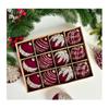Flocked Christmas Ball Ornament Plastic Christmas Decorations Creative Xmas Tree Hanging Pendant