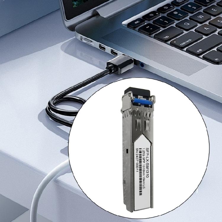 Двухволоконный оптический модуль SFP 1,25 Гбит/с с полнодуплексной связью для повышенной эффективности