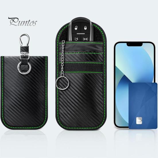 Портативная сумка Фарадея, органайзер для хранения автомобильных ключей, износостойкий противоугонный блокирующий RFID-брелок, защитная сумка