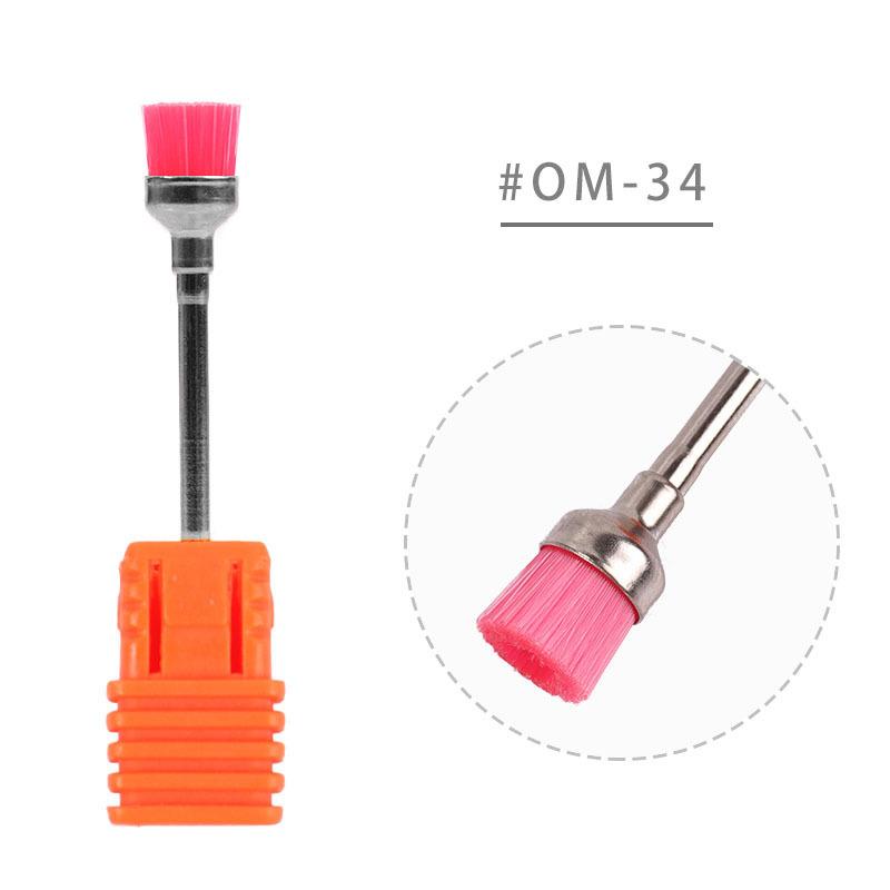 1 шт. вольфрамовые сверла для ногтей, гладкая круглая вершина, большая цилиндрическая головка для ногтей, карбидная фреза для электрических инструментов для пилочек для ногтей