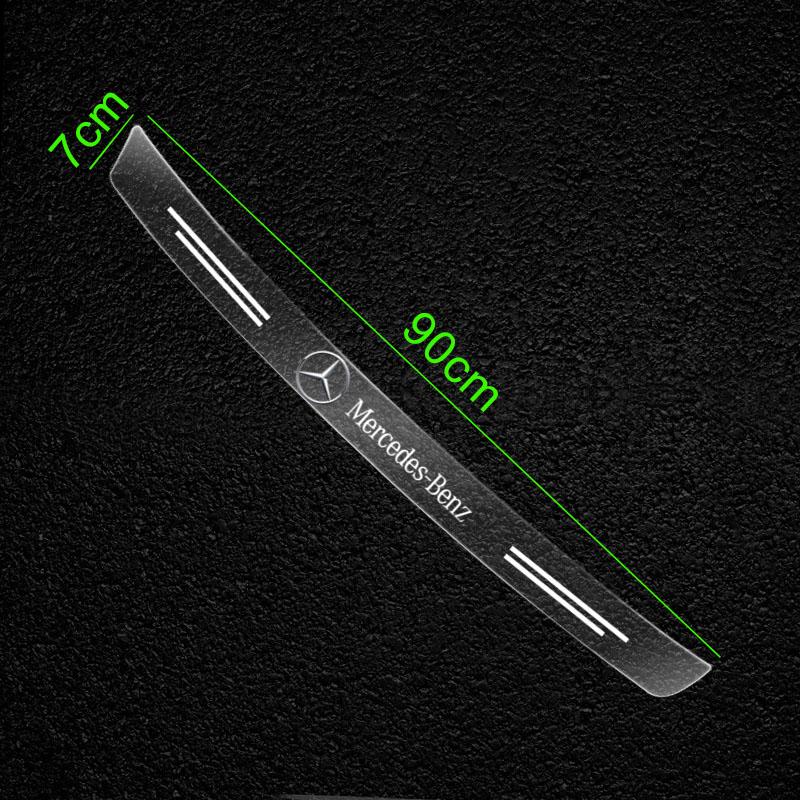 1 шт. Прозрачная защитная наклейка на значок багажника автомобиля Автоаксессуары для Mercedes Benz W205 W177 W212 W213 W221 W220 W176 ML G63 E63 GT AMG