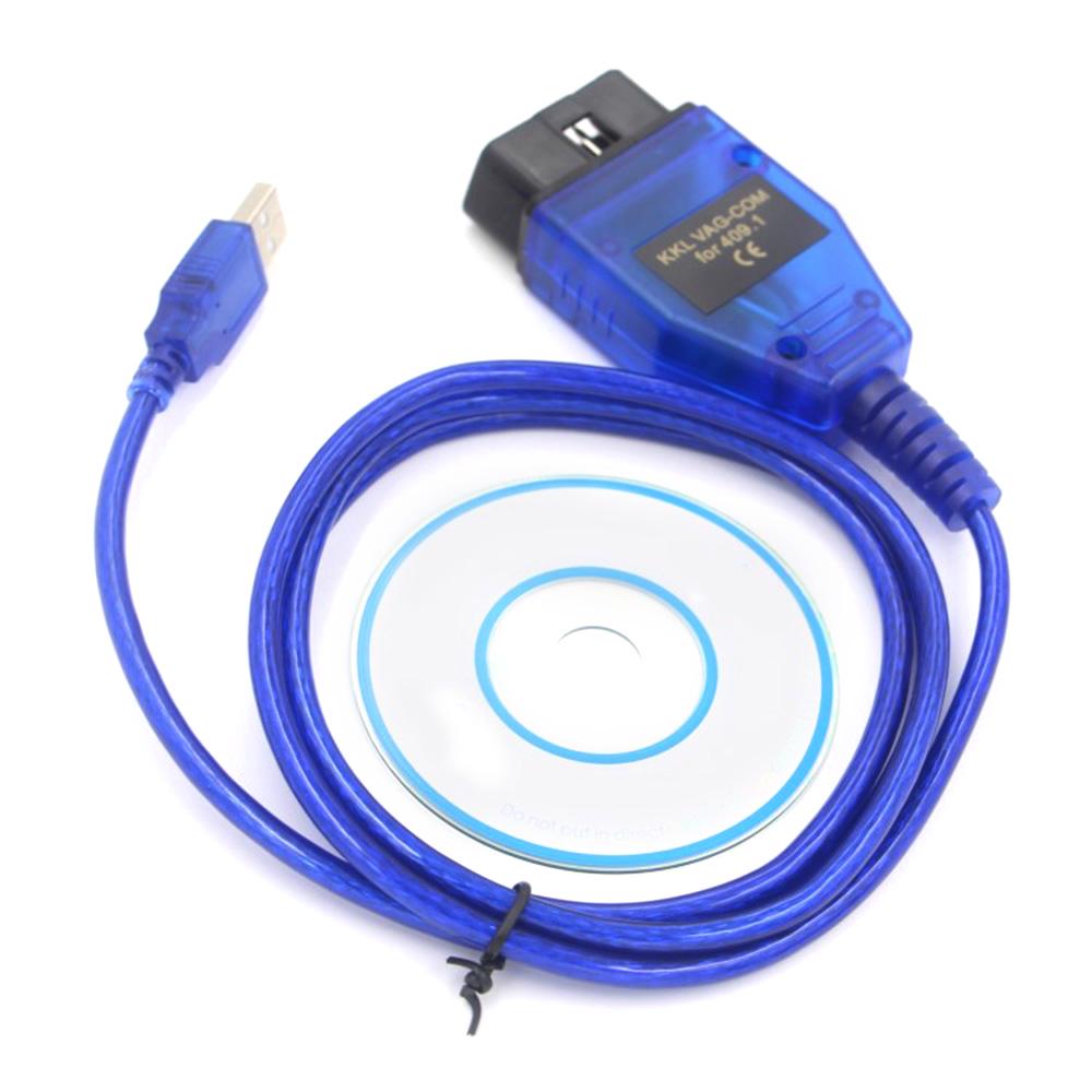 USB OBD 2 Кабель Поддержка ПО VCDS Длина 1,4 м USB ODBII Диагностический Кабель для Автомобиля