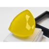 Neon Yellow Opal Natural 58+ Ct Trillion Cut Fabulous Certified Loose Gemstone
