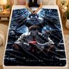 Flannel BlanketDeath Note Warm Soft Throw Blanket for Indoor Sofa Bed Living Room Use