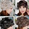 Hat Autumn and Winter Lace Trend Windproof Air Conditioning Cap