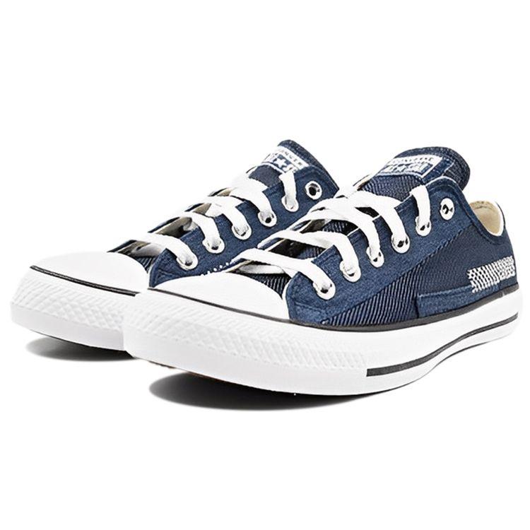 Converse Кеды Chuck Taylor All Star Trendy с низким верхом из парусины, унисекс, темно-синие A00780C