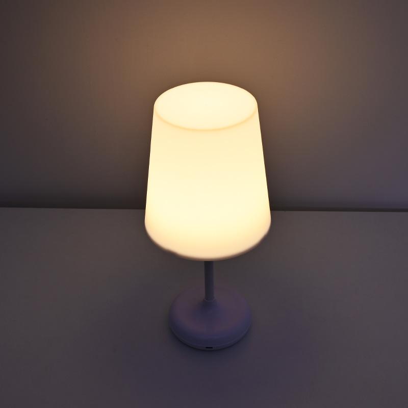 Rechargeable LED Table Lamp, Cordless Dimmable Warm White Bedside Lamp USB Charging Portable Night Light for Bedroom Living Room