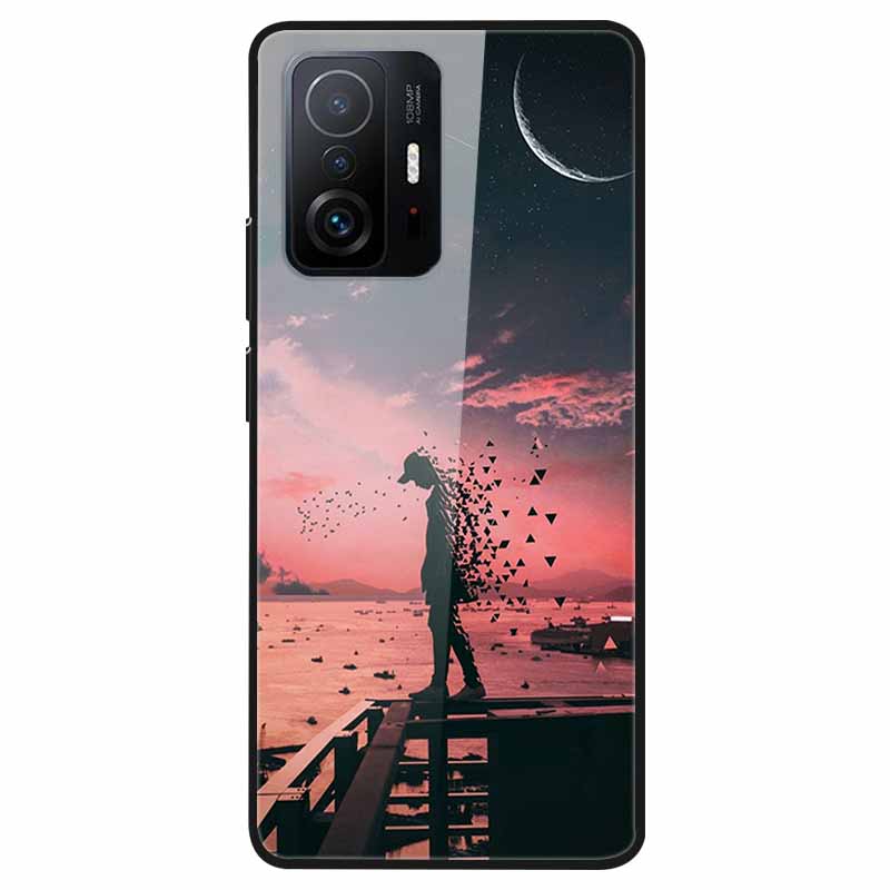 Роскошный чехол для Xiaomi Mi 11T Pro Чехол Закаленное Стекло Чехол для Xiaomi 11T 11 T Pro Чехол для Телефона Xiaomi 11TPro Fundas 2021
