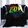 Rainbow Pride LGBT Flannel Blanket Vintage Flannel Throw Blankets for Bed Sofa Couch Lightweight Soft Cozy Warm Gay Lesbian Gift