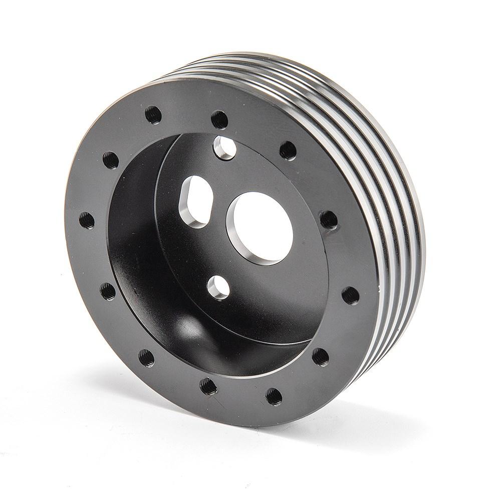 Universal Auto High-quality Aluminium Alloy Steering Wheel Boss Kit Heightening Pad 6 Hole To fit 3 Hole Fixed Type Heightening