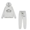 Unisex Oversized FOG-Style Hooded Sweatshirt With Essential Letter Print Fleece-Lined Cotton Pullover Fall