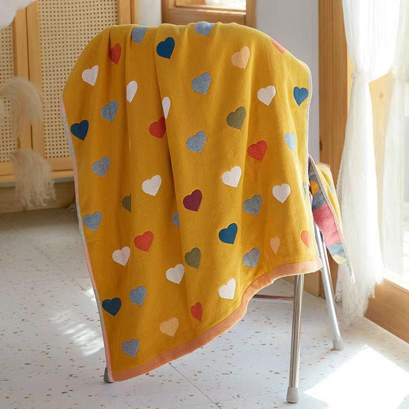 Multi-Layer Gauze Cotton Bath Towel Soft And Comfortable Beach Towel Ethnic Style Sun God Skin-Friendly Water Absorption