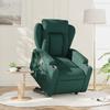Recliner with Rising Function Dark Green Fabric