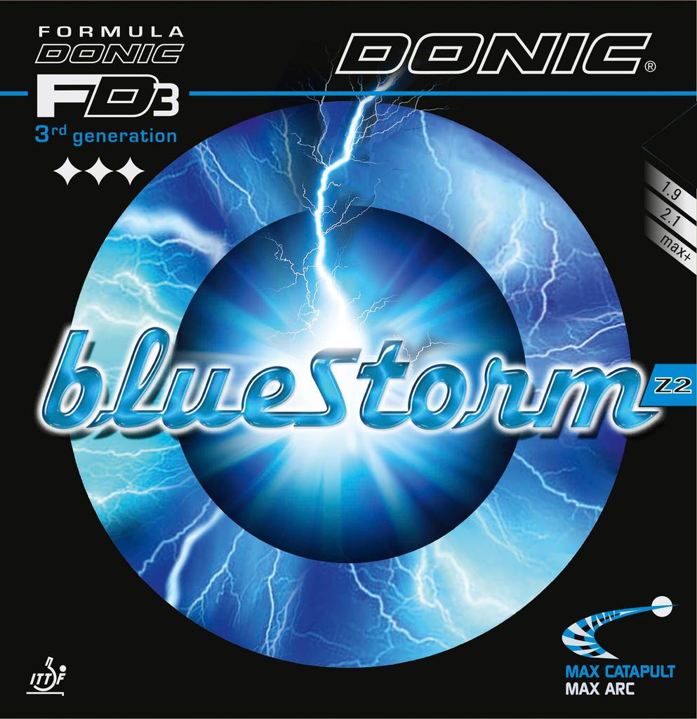 DONIC Настольный теннис Инвертированное покрытие Blue Storm Z3 AL088 Черный (AB) МАКС+