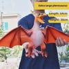 Soft Plastic Giant Dinosaur Model - Cotton-Filled Tyrannosaurus Rex/Triceratops Gift