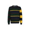 Polo Ss22 Многополосный вязаный свитер с круглым вырезом Мужской свитер Синий 710849657-001