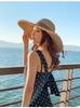 Ins Internet celebrities Celebrity Big Edge Lafite Hat Fashion Temperament Big Eaves Beach Hat Shade Sunscreen Hat